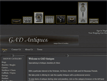 Tablet Screenshot of gadantiques.com